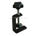 Black Coating Metal Partition Table Desk C Clamp